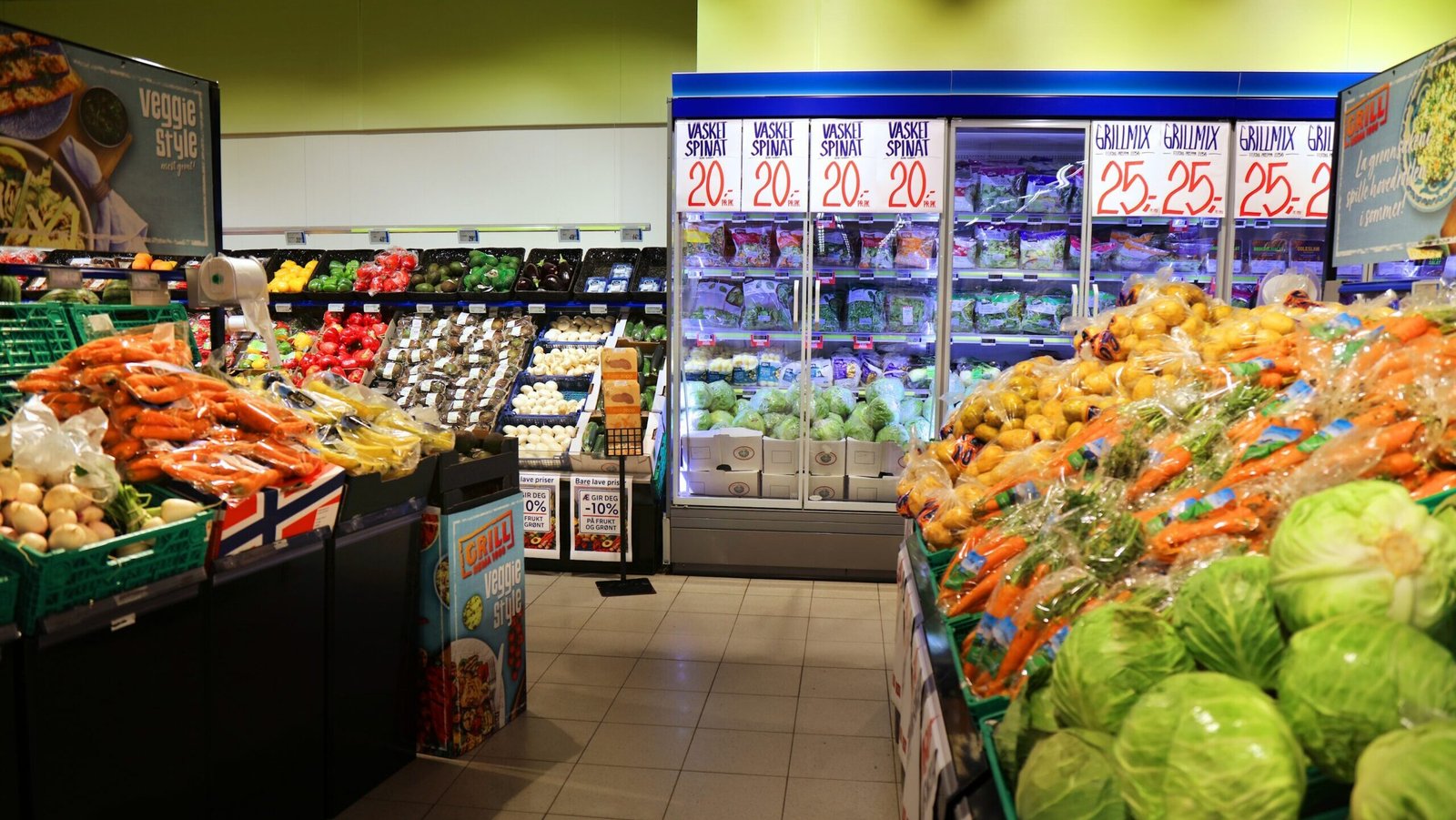 Supermarket in Norway